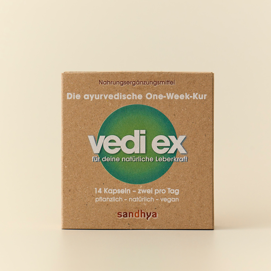 Vedi Ex ayurvedische One-Week-Kur Kapseln für deine natürliche Leberkraft 14 Kapseln pflanzlich natürlich vegan